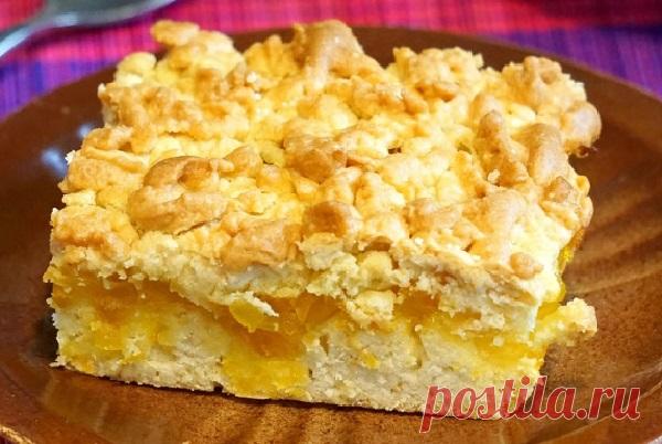 Тертый пирог с тыквой — Journal women❜s
