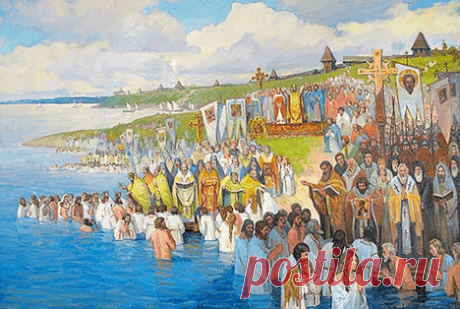 Как принудительное крещение славян нарушило законы Мироздания, заменив их законами Моисея | Сказы Истории | Дзен