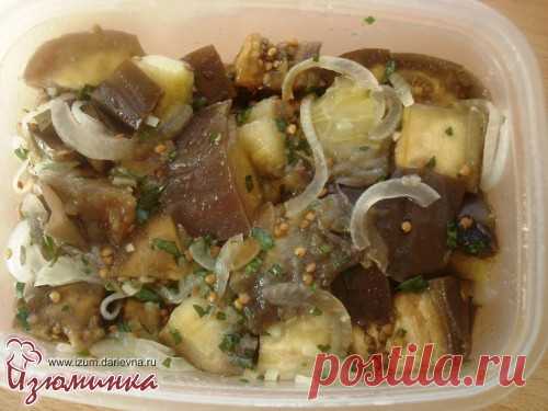 Острые закуски - рецепт маринованных баклажанов
