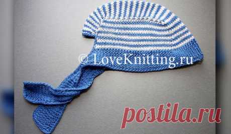Бандана в полоску | Loveknitting.ru