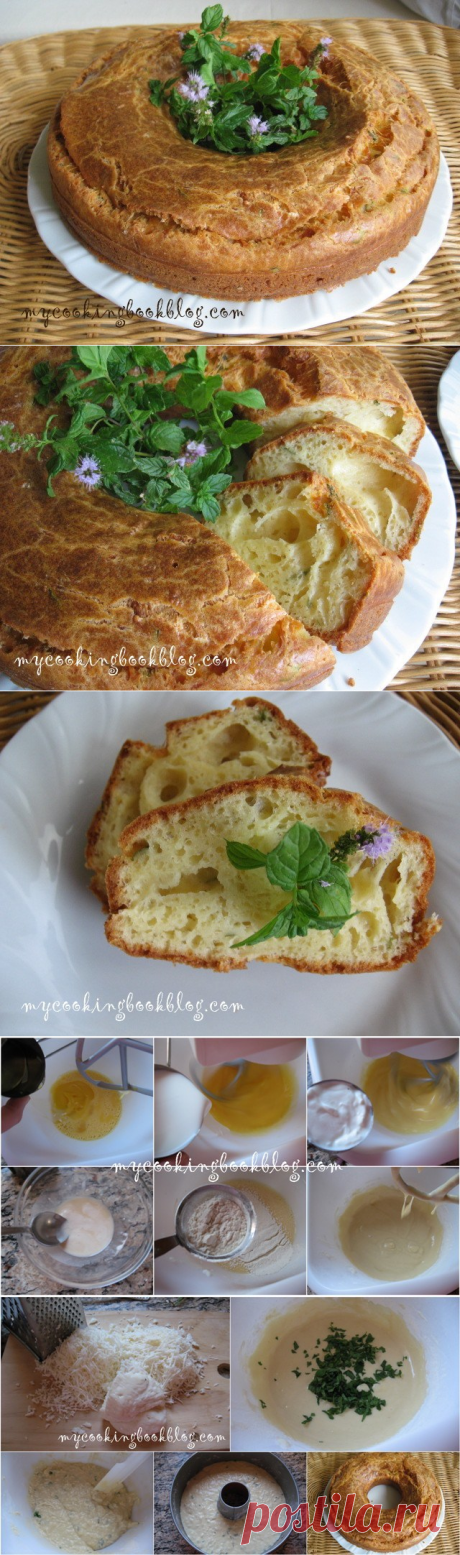 Халумопита (Χαλουμόπιτα) или кейк с халуми и мента – My Cooking Book Blog