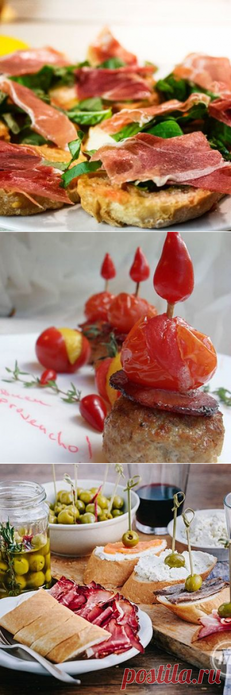 👌 Тапас, 100 вкусных рецептов с фото 👌 Алимеро