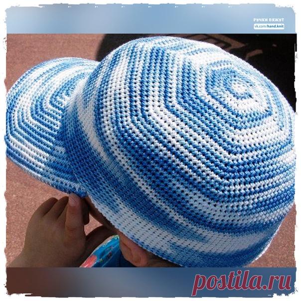 Кепочка на лето для ребенка.