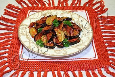 Хорошая кухня - овощи запечённые с соусом из болгарских перцев. Кулинарная книга рецептов. Салаты, выпечка.