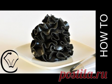 Black Condensed Milk Buttercream Frosting Silky Smooth No Grit Gothic