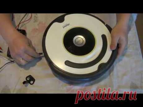 IRobot Roomba ошибка зарядки 1
