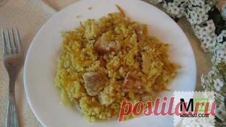 Пшенная каша с мясом и овощами