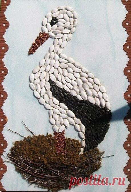 Поделки из природного материала, делаем с детишками