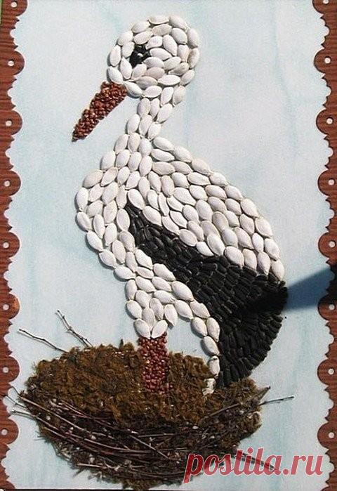 Поделки из природного материала, делаем с детишками