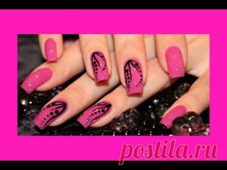 DIY EASY Nail Art Tutorial - Красивый и легкий дизайн ногтей