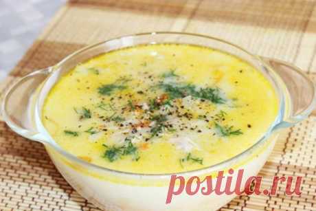 Французский сырный суп – рецепт с плавленым сыром и курицей
