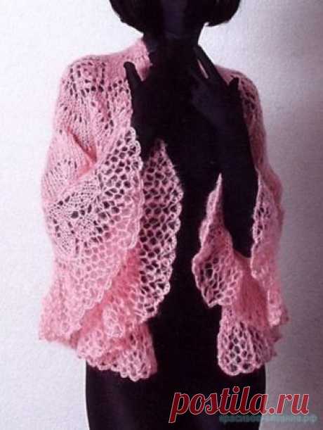 Накидка спицами с обвязкой крючком (Вязание спицами и крючком) Накидка спицами с обвязкой крючком //pagead2.googlesyndication.com/pagead/js/adsbygoogle.js (adsbygoogle = window.adsbygoogle || []).push({}); //pagead2.googlesyndication.com/pagead/js/adsbygoogle.…