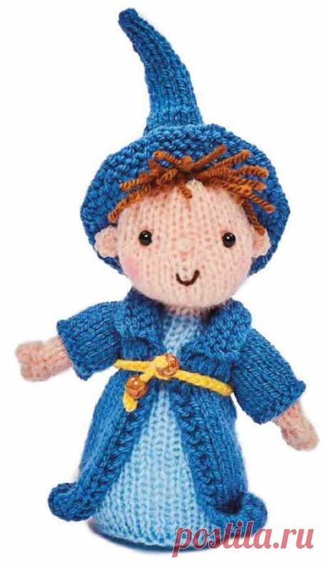 Вязаные игрушки «Волшебник и его подмастерье»