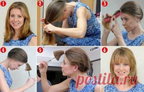 женская стрижка. лайфхак