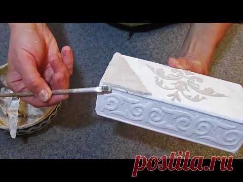 Turn an ordinary bottle into a work of art! Volumetric decor technique, do-it-yourself bottle decor - YouTube