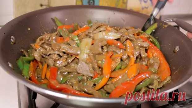 Говядина с овощами на сковороде по-азиатски - Будет вкусно - 12 сентября - 43653497962 - Медиаплатформа МирТесен
