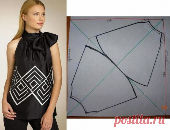 Летние модели для шитья с выкройками.