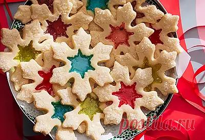 Рецепт сахарного витражного печенья