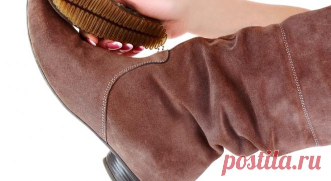 Как убрать соль с замшевой обуви в домашних условиях