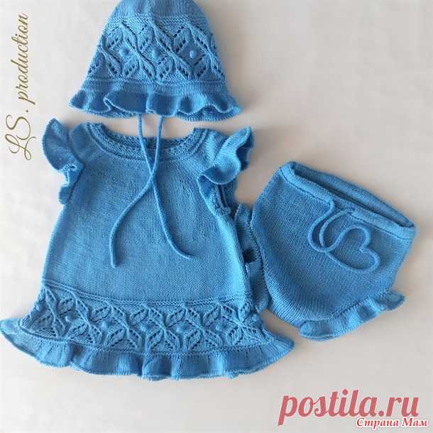 Комплект малышке из VITA cotton SOFT COTTON - Вязание - Страна Мам