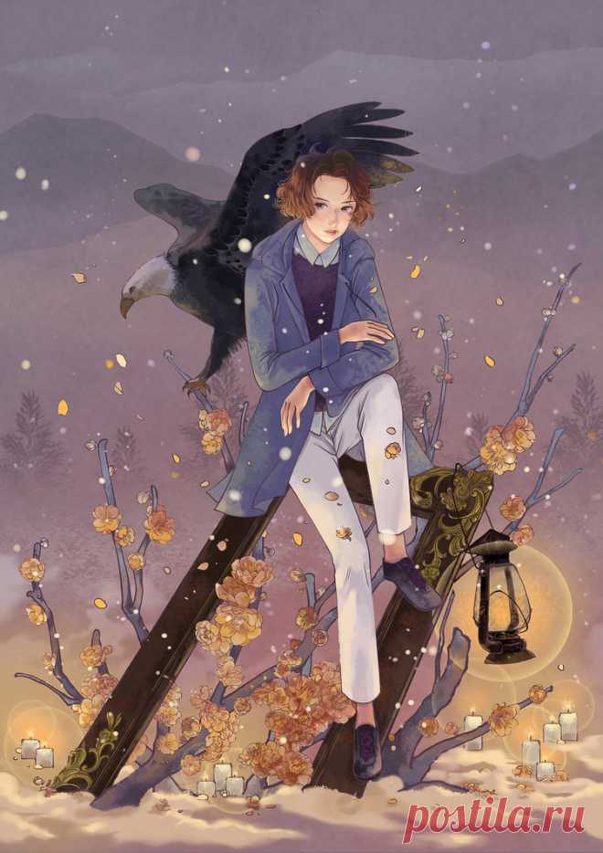 Lamei | Боярышник - Оригинальные работы - Граффити Королевство Иллюстрация