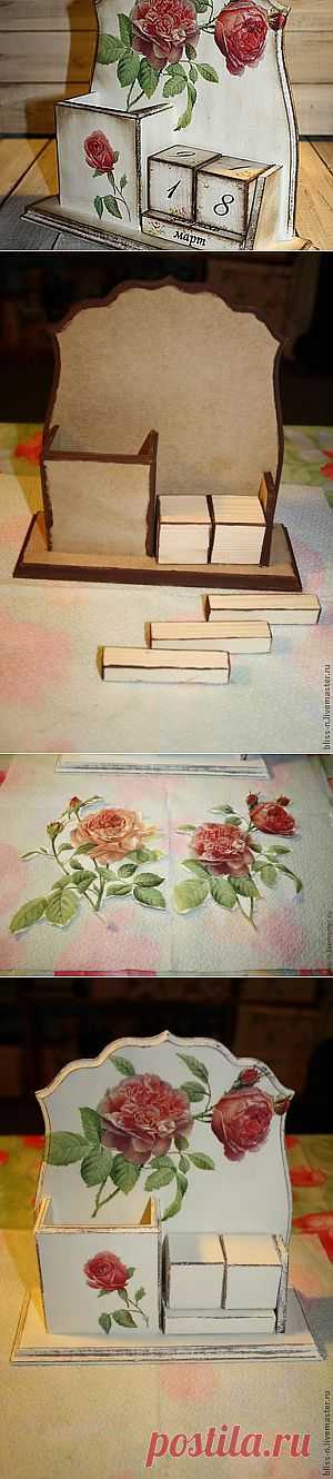 Вечный календарь "Живые розы" - Ярмарка Мастеров - ручная работа, handmade