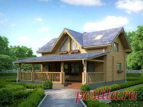 Проекты деревянных домов под ключ из бревна и бруса