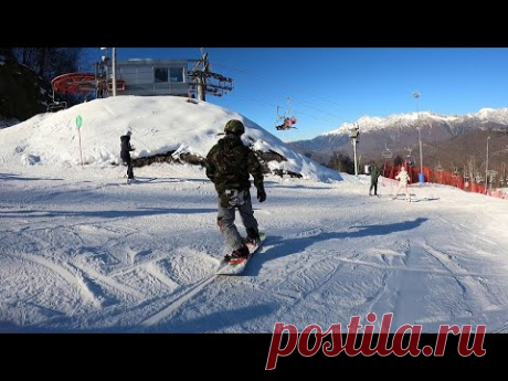 Красная поляна Сочи. Горнолыжный курорт. - YouTube