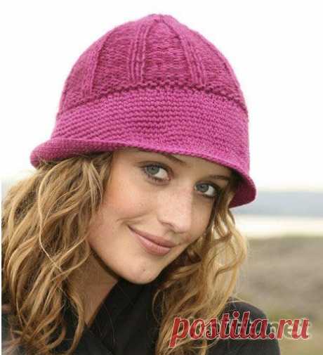 Шапочка спицами и крючком | knitt.net | Все о вязании