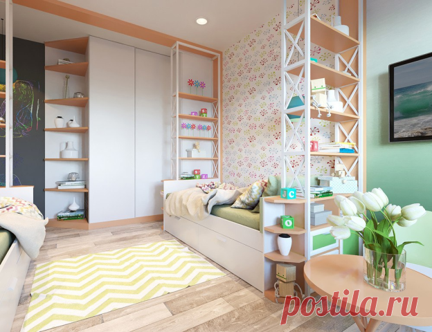 Функциональная детская для двоих детей