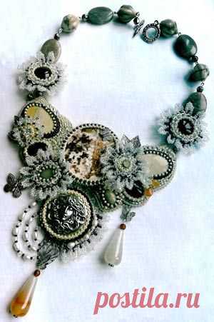 Колье из бисера для начинающих. Украшения из бисера схемы бесплатно | Лаборатория домашнего хозяйства