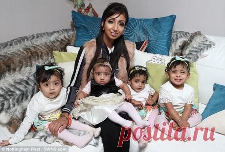 Женщина, победив рак и потеряв 17 беременностей, наконец, смогла стать матерью — и сразу 4 детей | Чёрт побери После 17 выкидышей Летине Каур (32 года, из Воллатон, Ноттингем) сообщили, что она никогда не родит. Но она стала матерью четырех детей всего за 9 месяцев. В 17 лет Летине был поставлен страшный диагноз — острый миелоидный лейкоз, агрессивный рак белых кровяных клеток, и она перенесла трансплантацию костного мозга. Своего первого ребенка она родила в сентябре 2015...