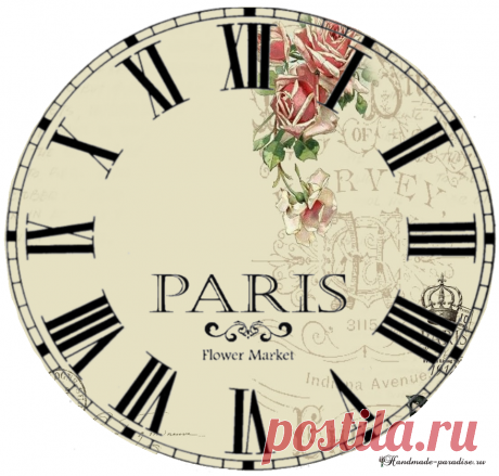 Циферблаты часов. 50 шаблонов для распечатки