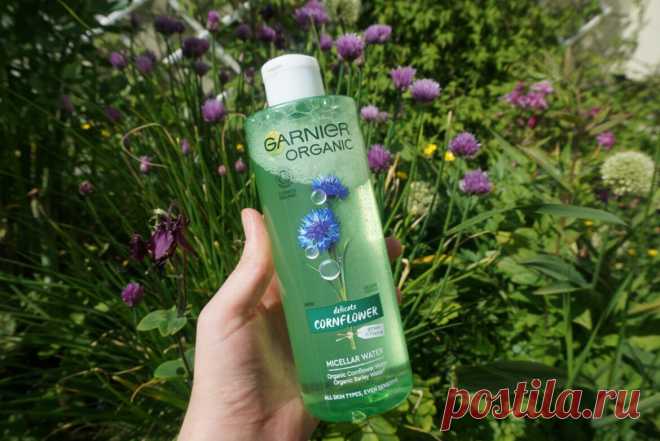 Мицеллярная вода Garnier Organic Cornflower Micellar Cleansing Water