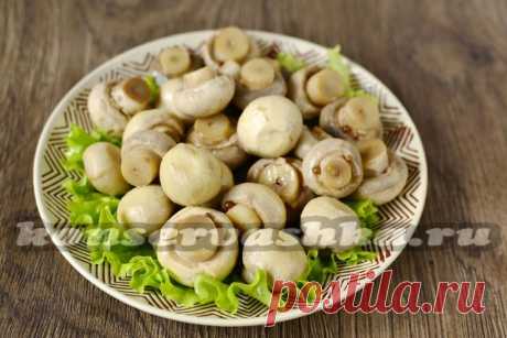Маринованные шампиньоны как в магазине, рецепт