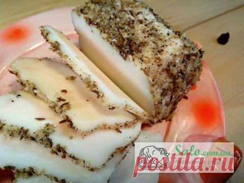 Сало по-белорусски с тмином