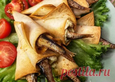 (12) Новогодняя закуска «Трубочки со шпротами» - пошаговый рецепт с фото. Автор рецепта Диана Клинцова . - Cookpad