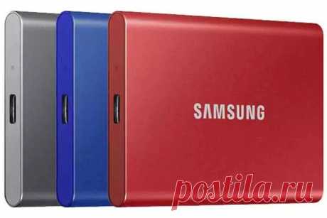 Внешний жесткий диск SSD SAMSUNG T7