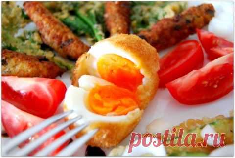 Яйцо в пивном кляре