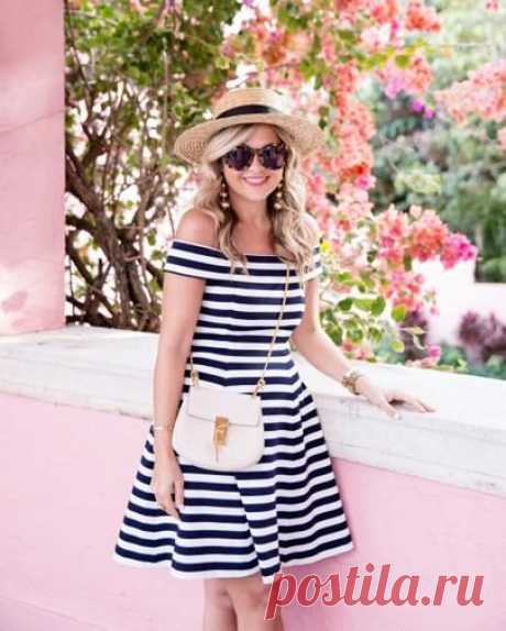 Летняя полоска. Подборка идей и фасонов для платьев