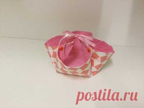 Coudre un petit panier à Multiusages - Tuto Couture Madalena