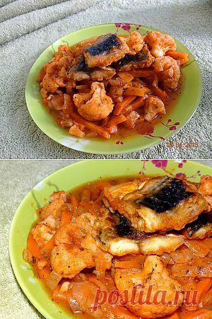 Скумбрия с овощным остро-сладким маринадом в мультиварке. Рецепт c фото, мы подскажем, как приготовить!