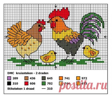 (637) Rooster Cross Stitch Patterns | Chickens and Roosters Cross stitch | cross stitching projects