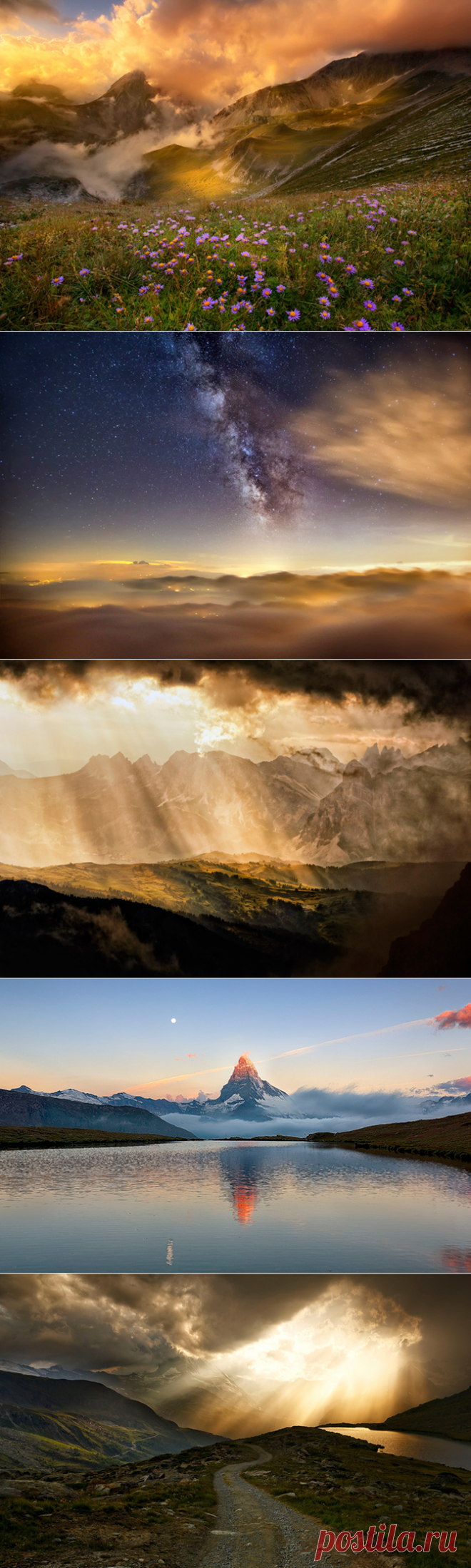 Потрясающие фотографии европейских гор и озер