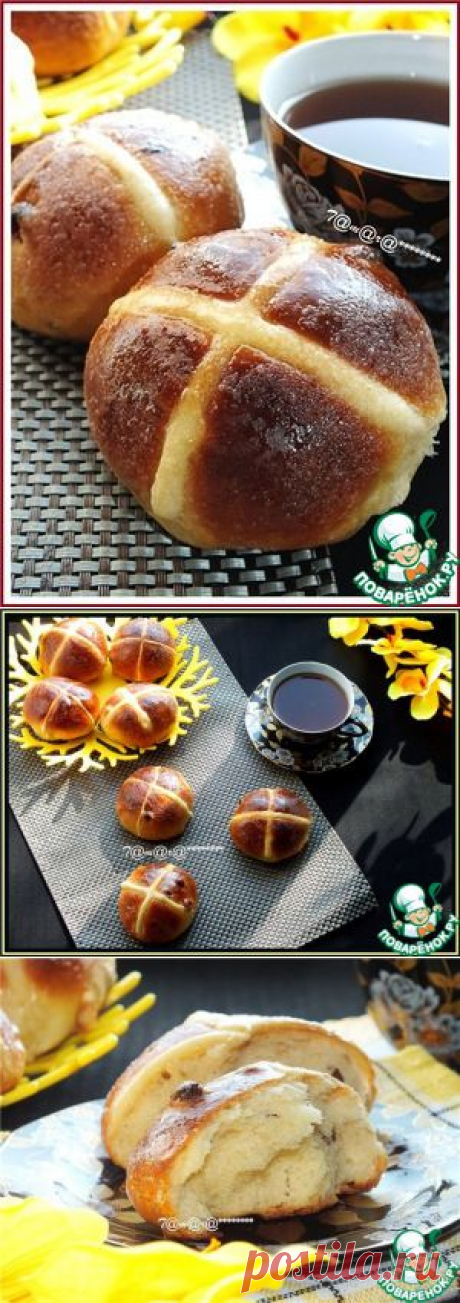 Пасхальные булочки - кулинарный рецепт