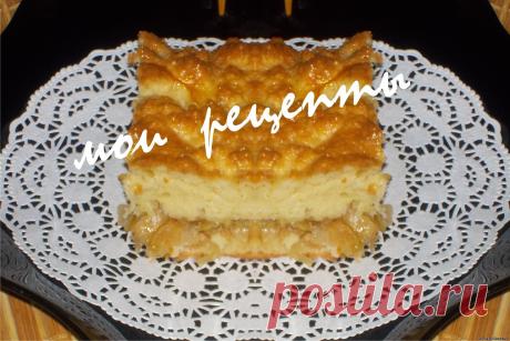 Пирог с капустой из творожного теста - ВКУСНО!