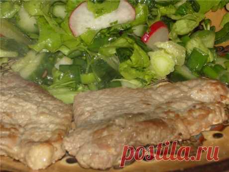 Отбивные с чесноком и лимонным соком (Ливанская кухня)