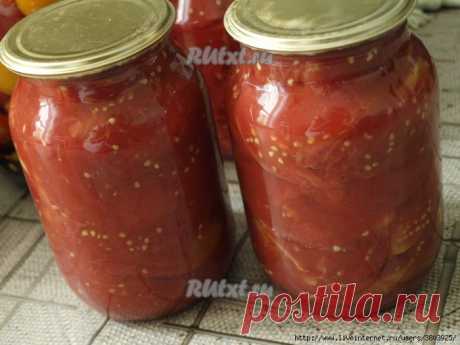 Консервированные помидоры без соли и сахара