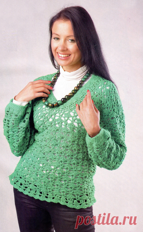 Пуловер (крючок)