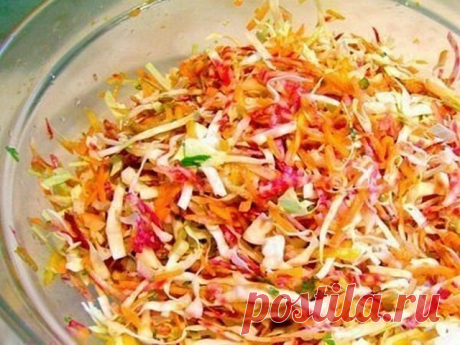 Салат "Метелка" для очищения кишечника и похудения за 2 дня без диеты!

Берете 1 среднюю свеклу, 1 морковь, 1 яблоко, 100 гр капусты, режете все тонкой соломкой перемешиваете и заправляете соком половины лимона.

Ешьте такой салат 3 раза в день 2 дня подряд и Вы очистите кишечник и организм от всего лишнего и похудеете до 2,5 кг за 2 дня.